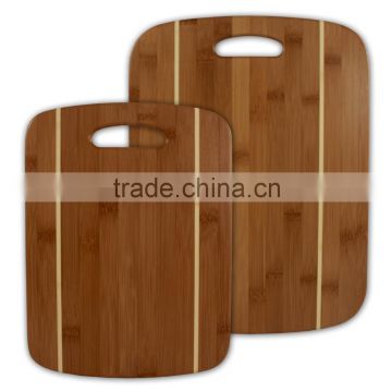 100% eco-friendly bamboo cutting board Chopping Board 2pcs a set bamboo cutting board