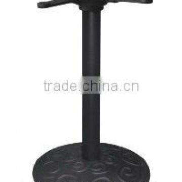 HS-A009B round iron legs black cast iron Table Base outdoor Furniture Leg used in outdoor,coffee house or dinning room