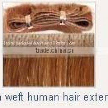 PU tape skin weft seamless remy human hair extension