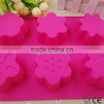 Rose Ren Plum Silicone Cake Mould Muffin Cup Soap Mould Chocolate Mould Baking Tray