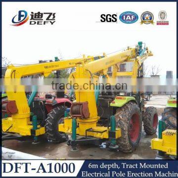 Ground Tractor-Mounted Hydraulic Screw Pile Driver DFT-A1004