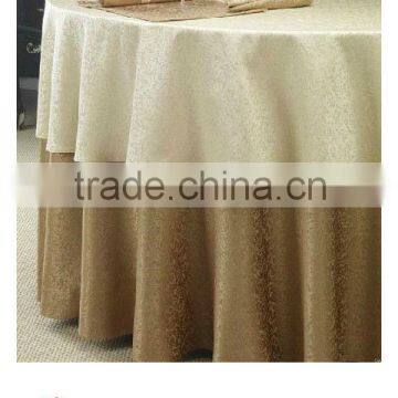 2013 100% polyester satin table cloth for hotel