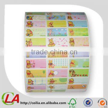 Cartoon Book Label for kids Children Cartoon Stickers                        
                                                Quality Choice