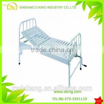 single-crank manual hospital bed