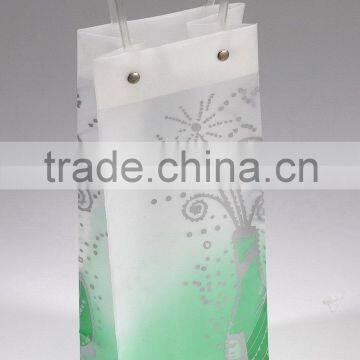 PVC tube handle wine bottle bag