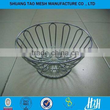 Wholesale metal fruit basket decoration/Kitchen basket, wire fruit basket(factory price)