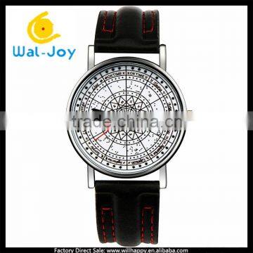 WJ-5476 stylish unisex high quality leather strap wholesale cheap alibaba hot sale watch