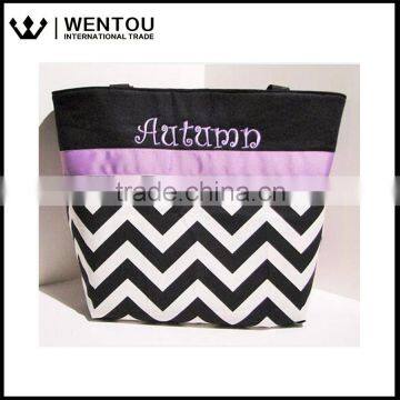 Personalized Monogrammed Chevron Diaper Bag