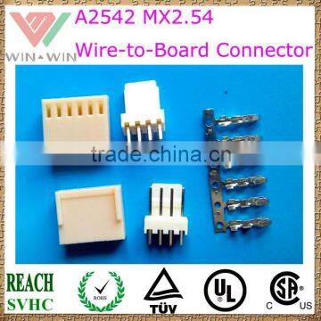 2.54mm Pitch A2542 MX2.54 Electronic Wire to Board Connector