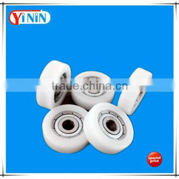 Plastic coated 6002 ZZ window or door sliding pulley roller