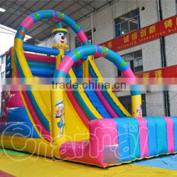 Commercial Cheap inflatable clown slide for children