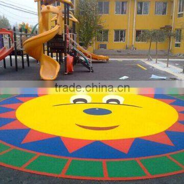 factory direct sale rubber running track for playground for high school