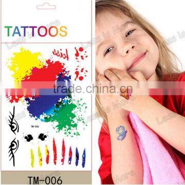 Children's oil painting tatoo stickers/ wall stickers