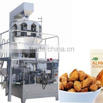 Automatic Nuts Almond Zip lock Bag Packaging Machine