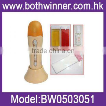 Depilatory wax heater