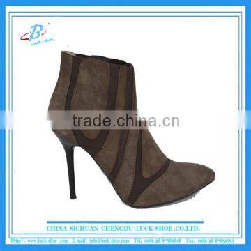 Brown boots for wholesale factory handmade genuine leather cheap price