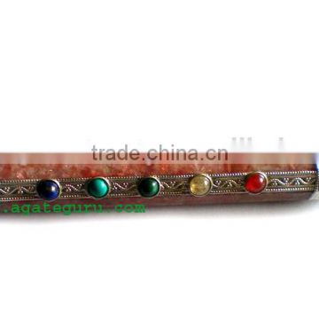 SUN STONE CHAKRA HEALING STICK WITH CRYSTAL BALL AND PENCIL : Wholesale prices