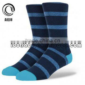 Wide Stripe Socks Thermal Crew Fuzzy Custom Sport Sock Crazy Socks Man Sock Mens Socks