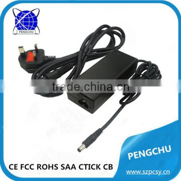 CE ROHS FCC desktop 72w 24v 3a ac/dc switching power adapter