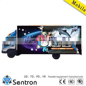 Professional truck mobile mini theater equipment, mobile mini theater equipment, cabin 12d mini theater equipment