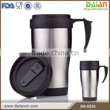 Direct from china wholesale stainless steel double wall travel mug