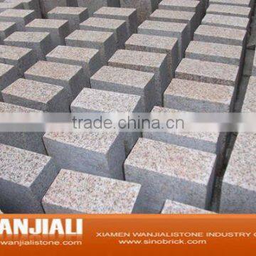 Granite cubestone,Natural kerbstone paving