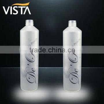 700ml frosted vodka glass bottle manufacture