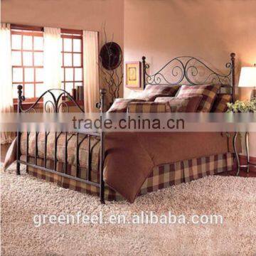 modern antique iron bed for double