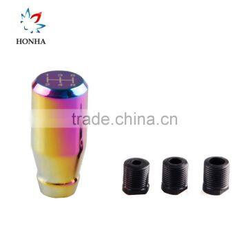 High Quality universal Neo chrome Aluminum Five Six Speed Shift Racing car Gear Lever Knobs                        
                                                Quality Choice