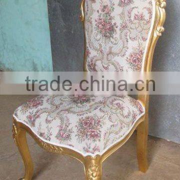 Antique Reproduction Italian Dining Chair - Furniture Manufacture -Gold Furniture Indonesia Manufacturer