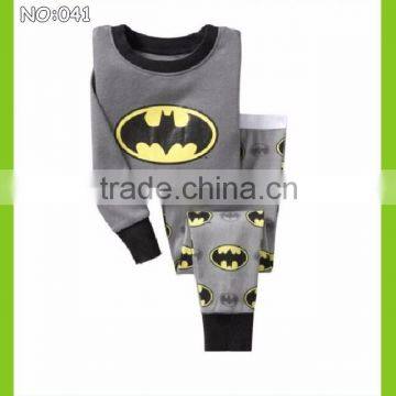 2015 children cartoon clothes kids pajamas sets boys batman design pyjamas baby super hero pijamas for 1-7year hot sell                        
                                                Quality Choice