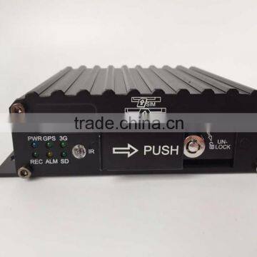 4 Channels SD Card Mobile DVR / Car DVR (GPS+3G+WiFi) Mobile Digital Video Recorder photo-4