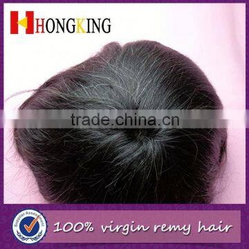 Virgin Indian Hair In Stock Full Thin Skin Toupee