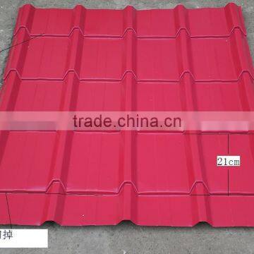 2016Hot selling products on  color coated roofing sheet price for sale in chin
