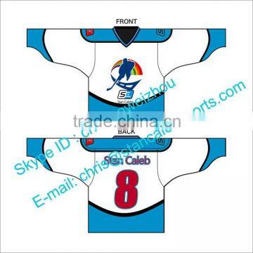 custom reversible sublimated ice hockey sweater