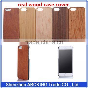 Natural for iPhone 6 plus Real Wood Case Wooden Wood Case For iPhone 6 wood Case 6