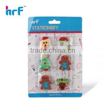 rubber Christmas Eraser for promotional gift