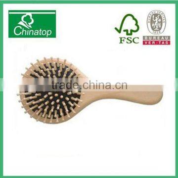 Healthy hand made nature wooden brush hair comb, cute, fashion gifts, easy to carry WMC012