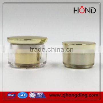 hotsale screen stamp capacity 20g 40g 60g mushroom emulsion gold jar skincare cosmetic jar