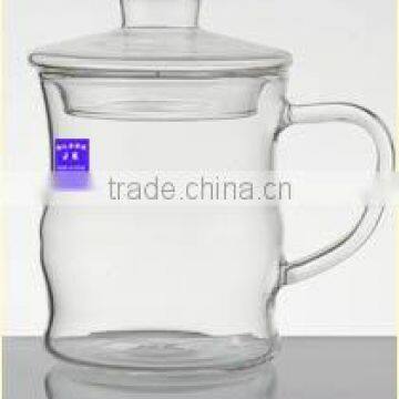 Heat resistant glass teapot