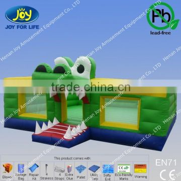 crocodile design toddler playground inflatable