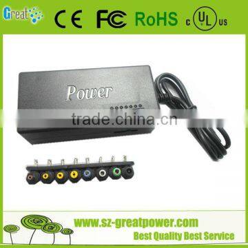 Greatpower 12-24v adjustable charger with 8 pins for all kinds of laptop manufacturer