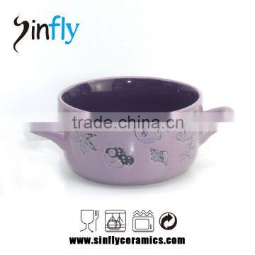 2015 Hot Selling Glaze Hand-painted Ceramic Bowl Stoneware Bowl