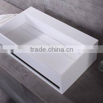 Hot Sale Acrylic Solid Surface Basin/resin Wash Basin,Wall Mounted Acrylic Solid Surface Wash Basin photo-2
