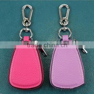 Mini Cute Smart Leather Key Wallet Car key Case Key Bag Small Zipper Car Key Bags