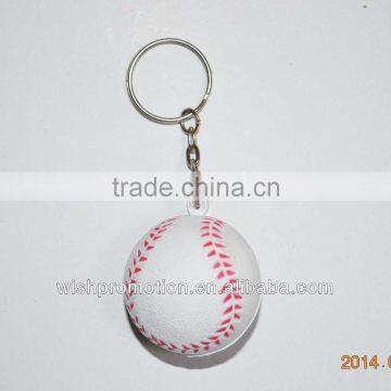 stress baseball keychain