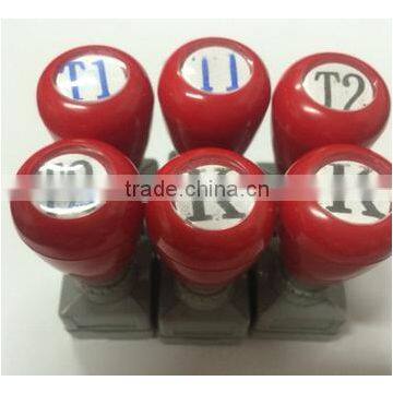 alphabet letter hot sell office rubber stamp