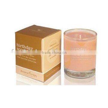 Scented Custom Glass jar candle