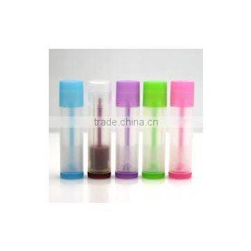 colored transparent lip balm container