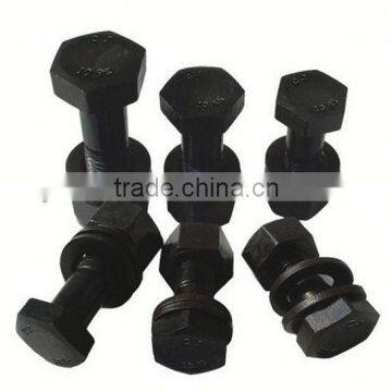 nuts bolts black steel